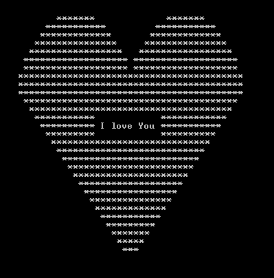 Print heart star pattern in C and Java | Techie Delight
